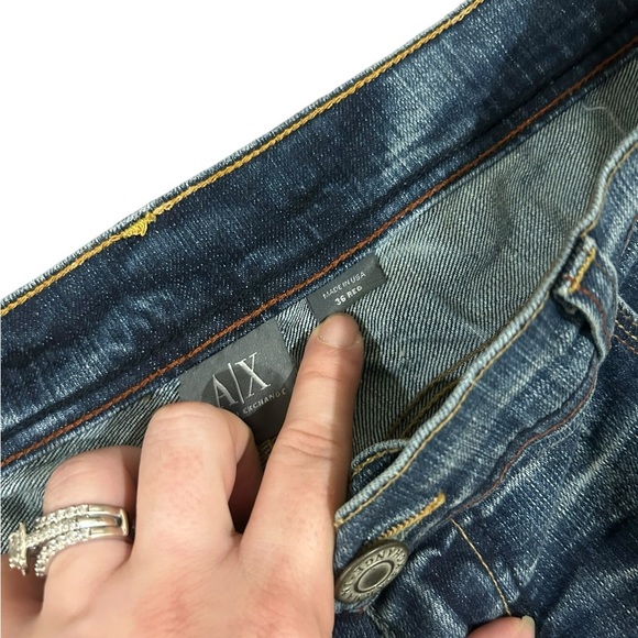 Armani Exchange men’s boot cut jeans size 36 A/X men’s jeans - Picture 3 of 9